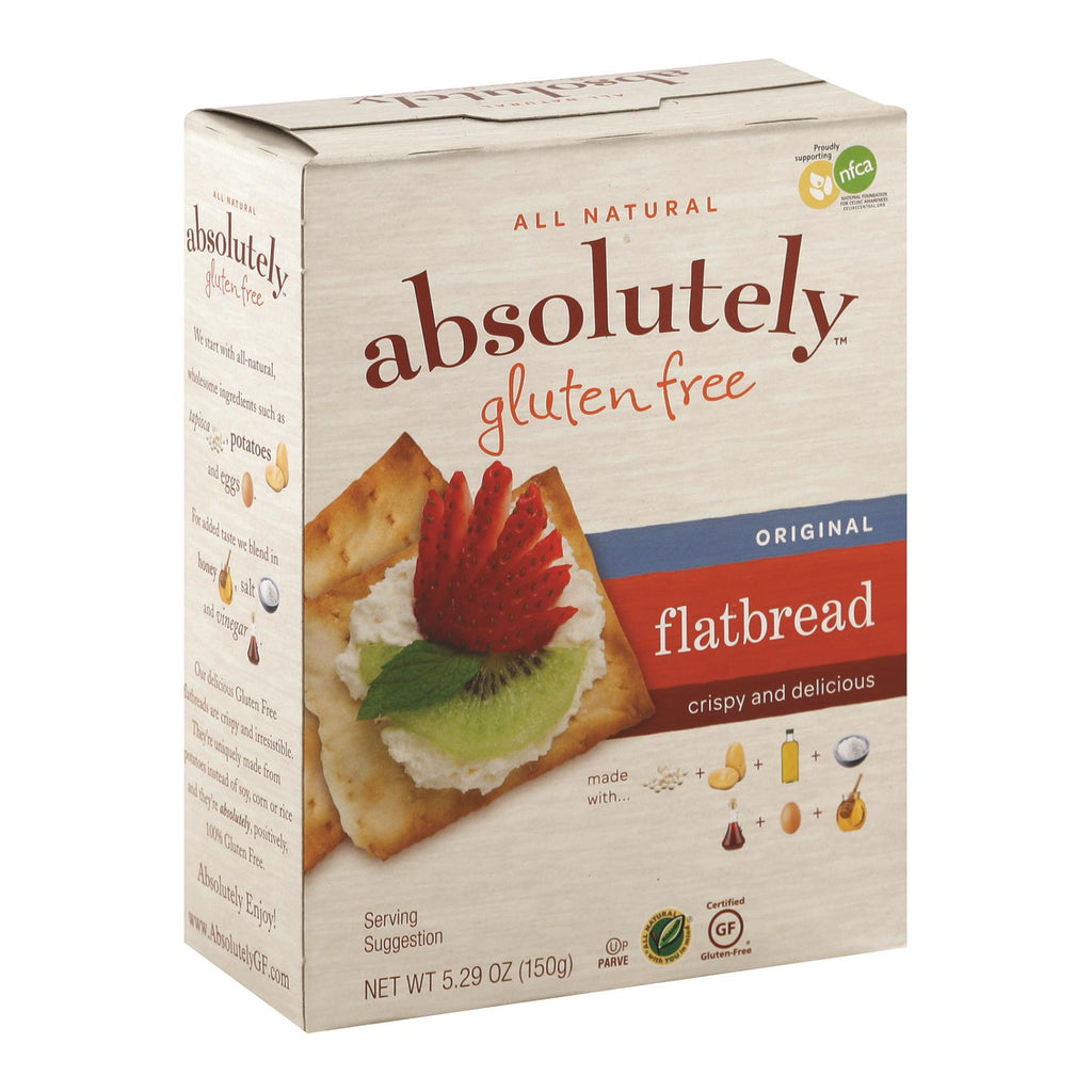 Absolutely Gluten Free - Flatbread - Original - Case Of 12 - 5.29 Oz. - Lakehouse Foods