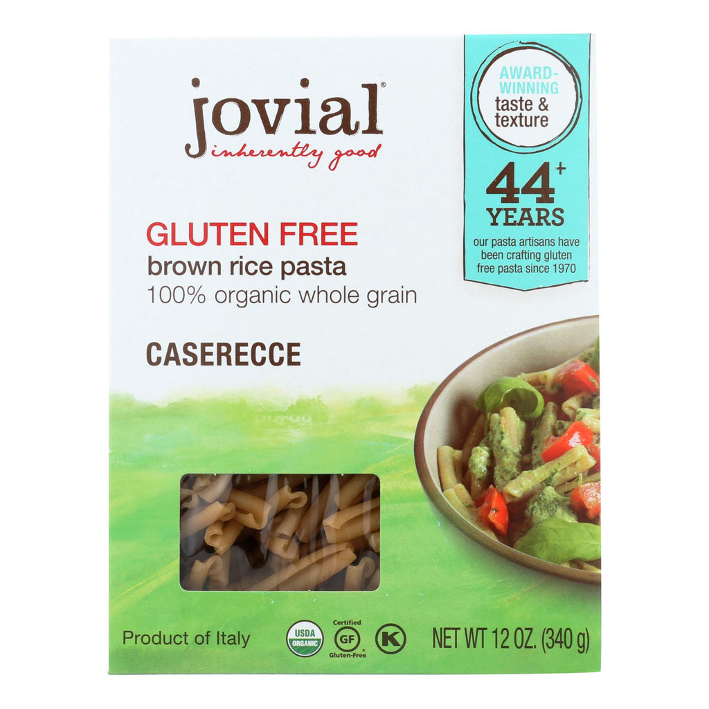 Jovial - Gluten Free Brown Rice Pasta - Caserecce - Case Of 12 - 12 Oz. - Lakehouse Foods