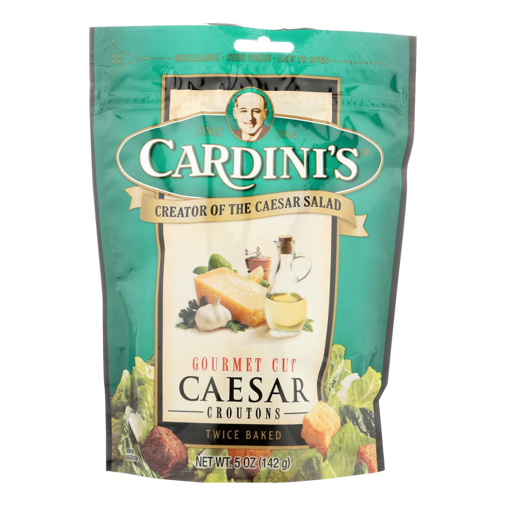 Cardini's Caesar Croutons - Case Of 12 - 5 Oz - Lakehouse Foods