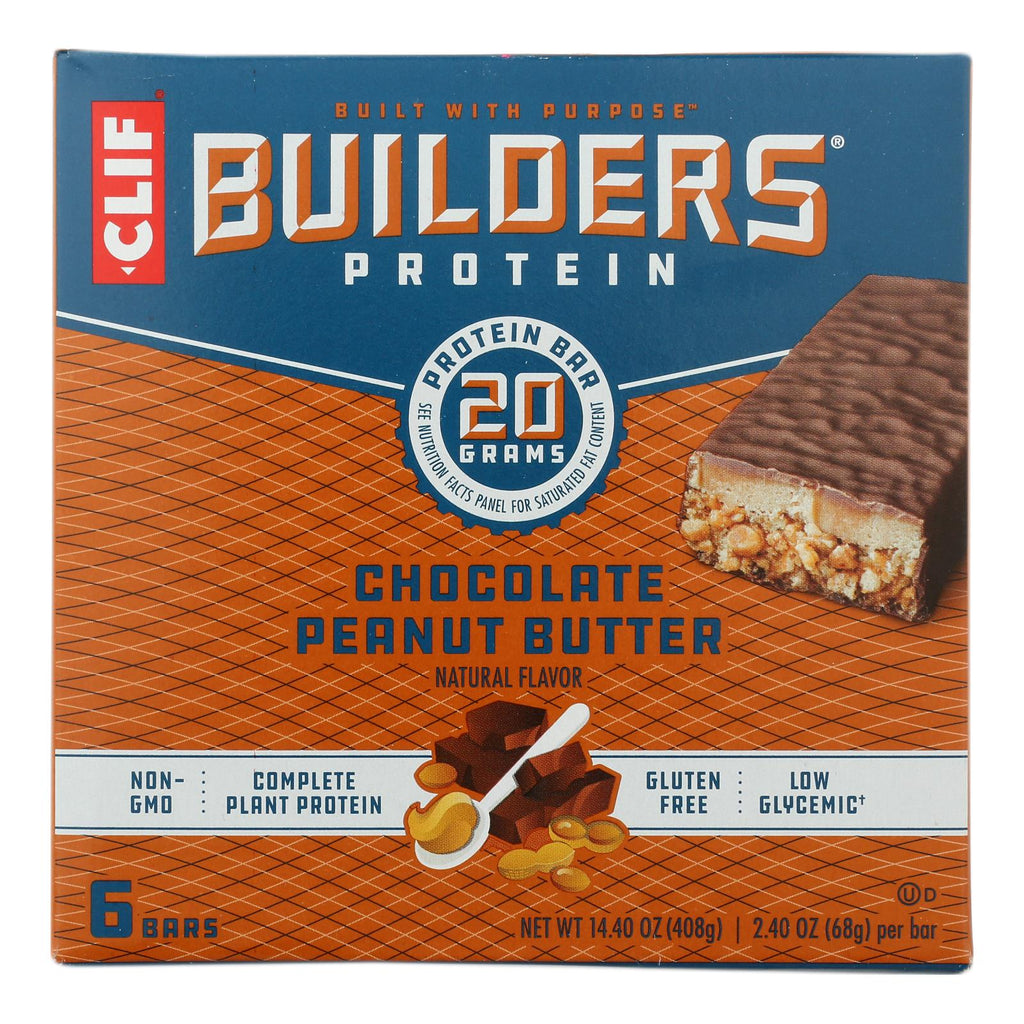 Clif Bar Builder's Protein - Case Of 6 - 6-2.4 Oz - Lakehouse Foods
