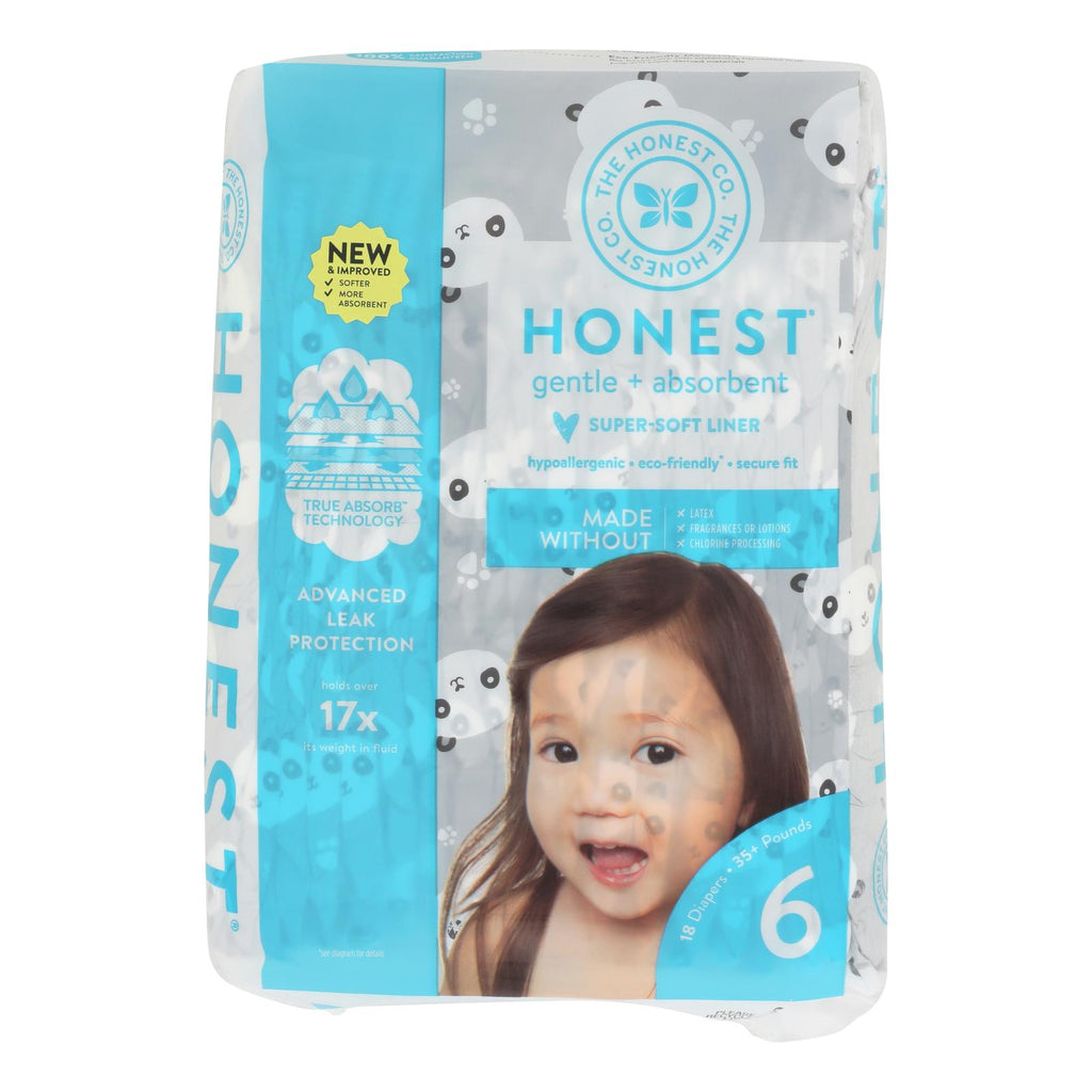 The Honest Company - Diapers Size 6 - Pandas - 18 Count - Lakehouse Foods