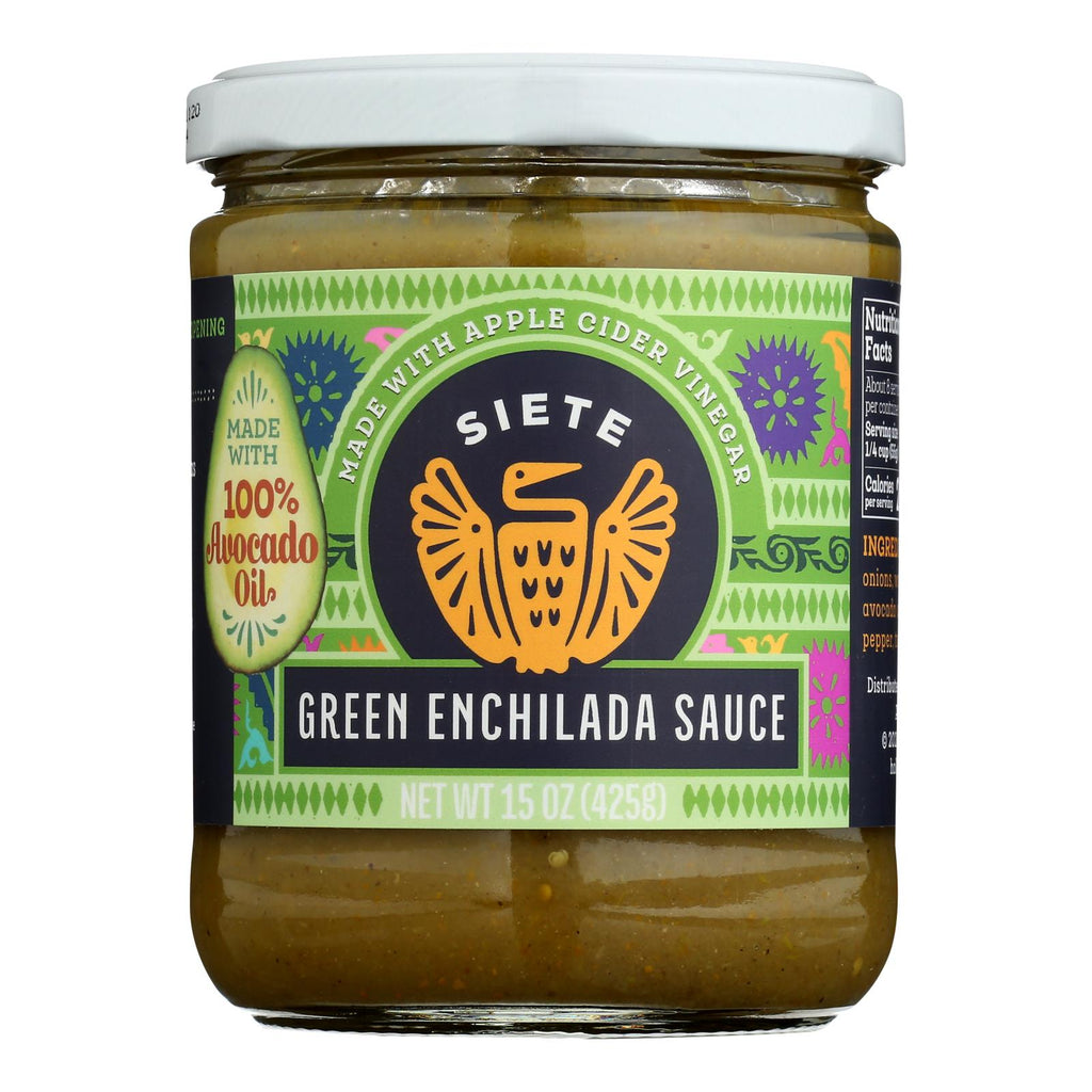 Siete - Sauce Green Enchilada - Case Of 6-16 Oz - Lakehouse Foods