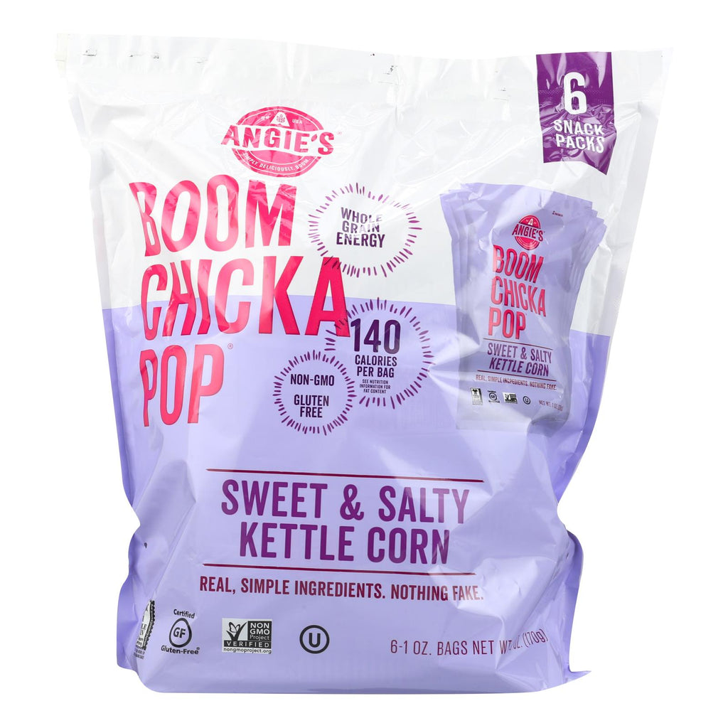 Angie's Kettle Corn  Sweet And Salty - Case Of 4 - 6-1 Oz - Lakehouse Foods