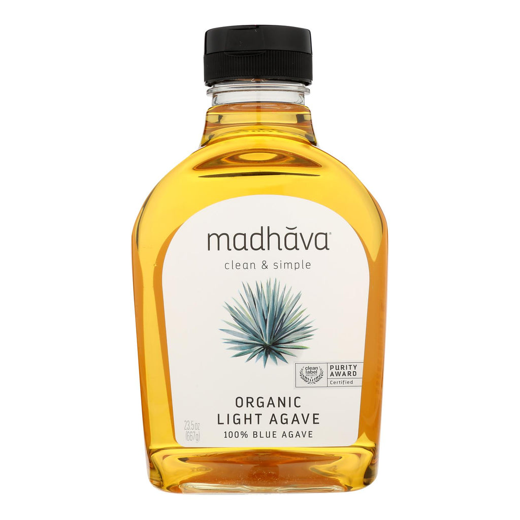 Madhava Honey Golden Light Agave - Case Of 6 - 23.5 Oz. - Lakehouse Foods