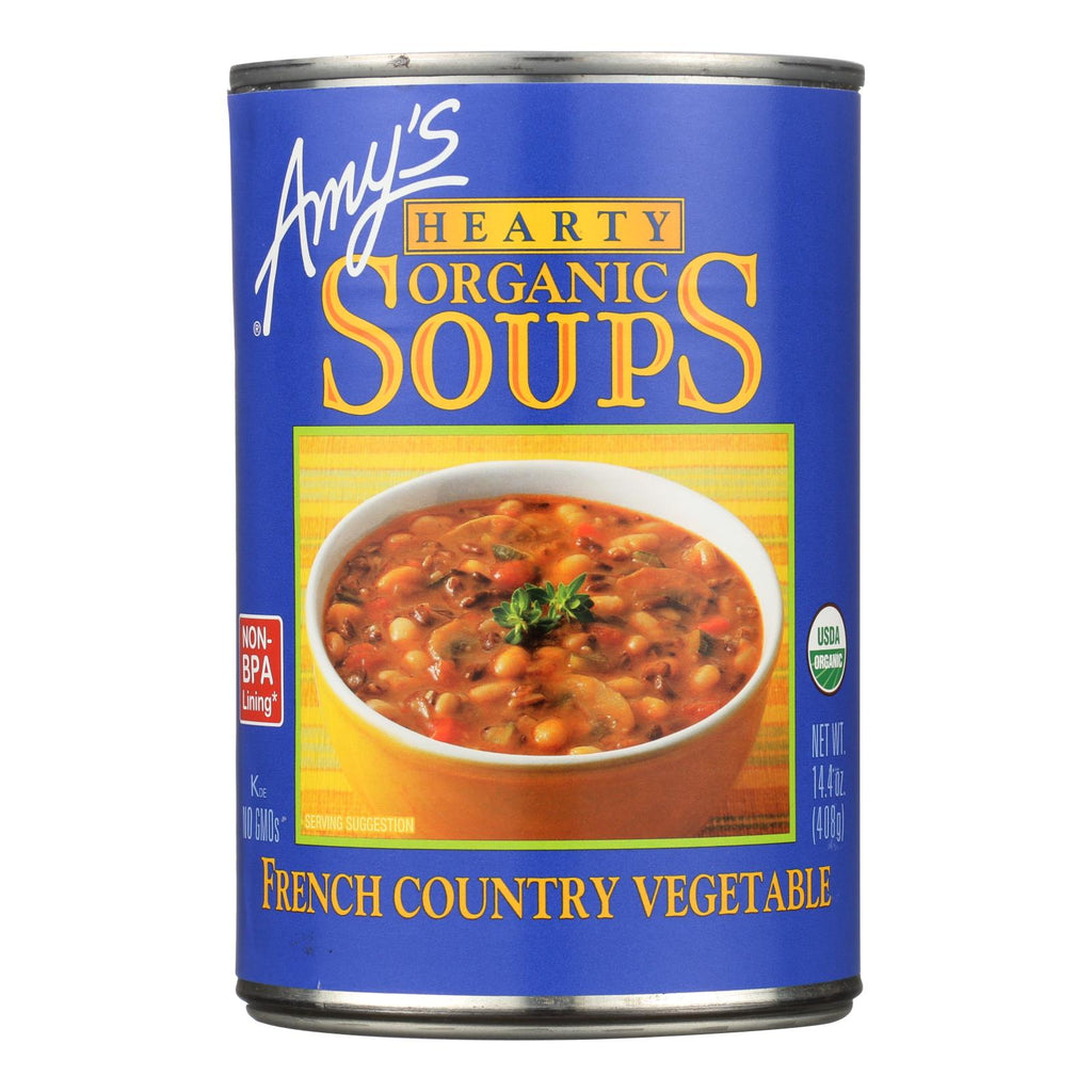 Amy's - Organic Soup - Vegetarian Hearty French Country - Case Of 12 - 14.4 Oz - Lakehouse Foods