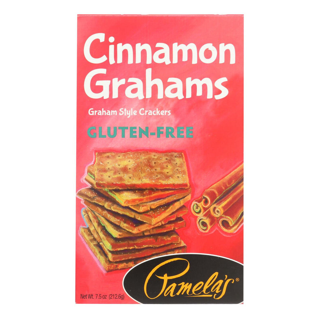 Pamela's Products - Grahams Style Crackers - Cinnamon - Case Of 6 - 7.5 Oz. - Lakehouse Foods