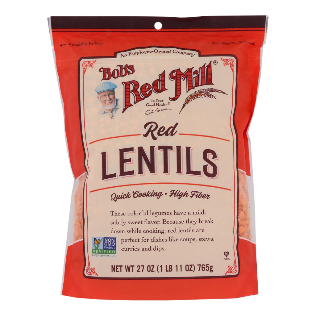 Bob's Red Mill - Beans Red Lentils - Case Of 4-27 Oz - Lakehouse Foods