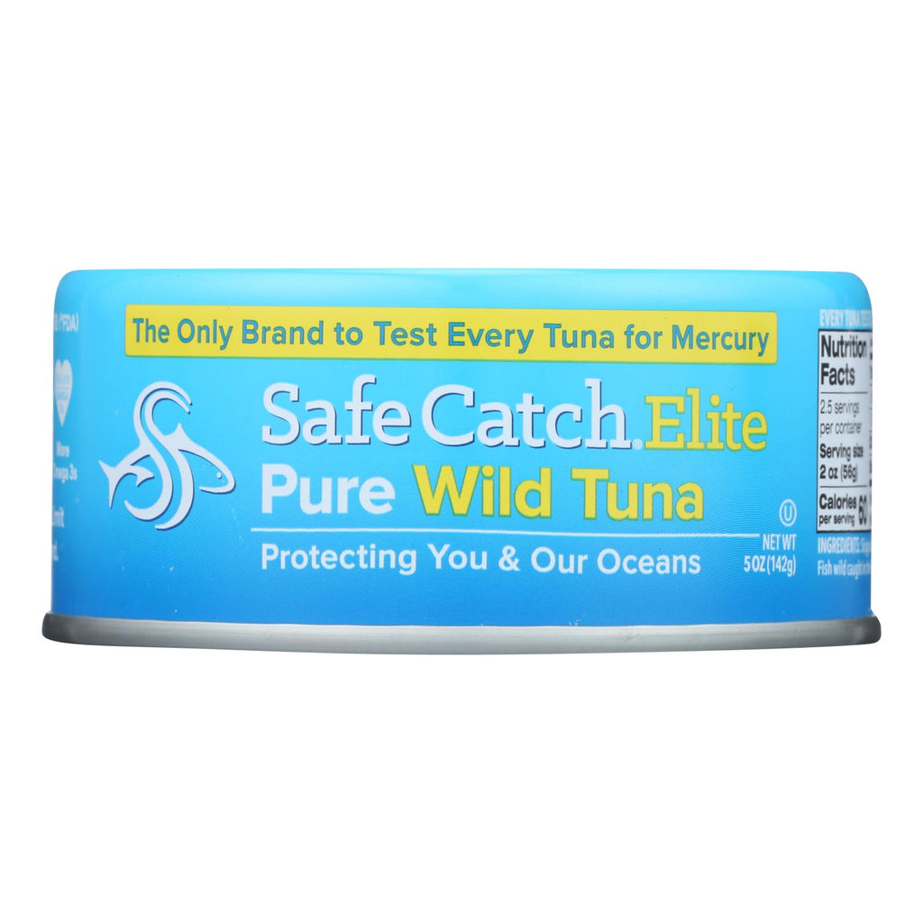 Safe Catch Solid Wild Tuna Steak - Case Of 12 - 5 Oz - Lakehouse Foods