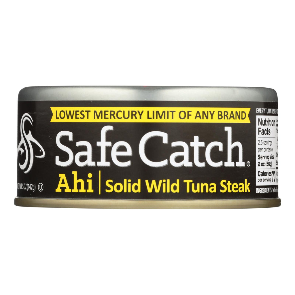 Safe Catch - Tuna Ahi-wild Yellowfin - Case Of 6 - 5 Oz - Lakehouse Foods