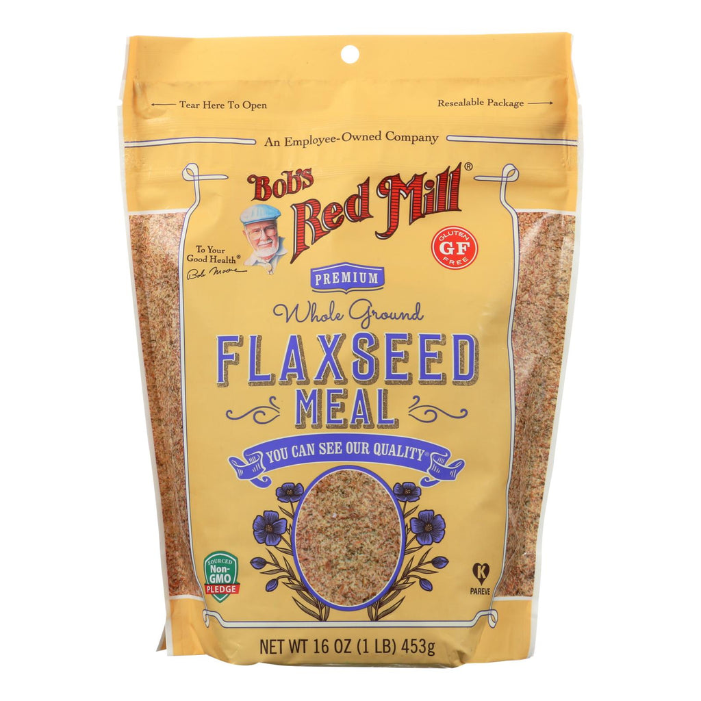 Bob's Red Mill - Flaxseed Meal - Gluten Free - Case Of 4 - 16 Oz - Lakehouse Foods