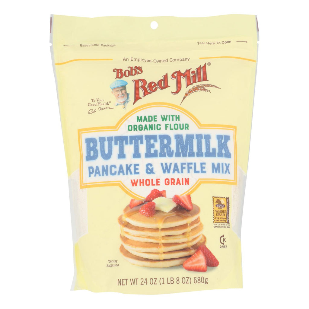 Bob's Red Mill - Pancake-waffle Btrmlk - Case Of 4 - 24 Oz - Lakehouse Foods