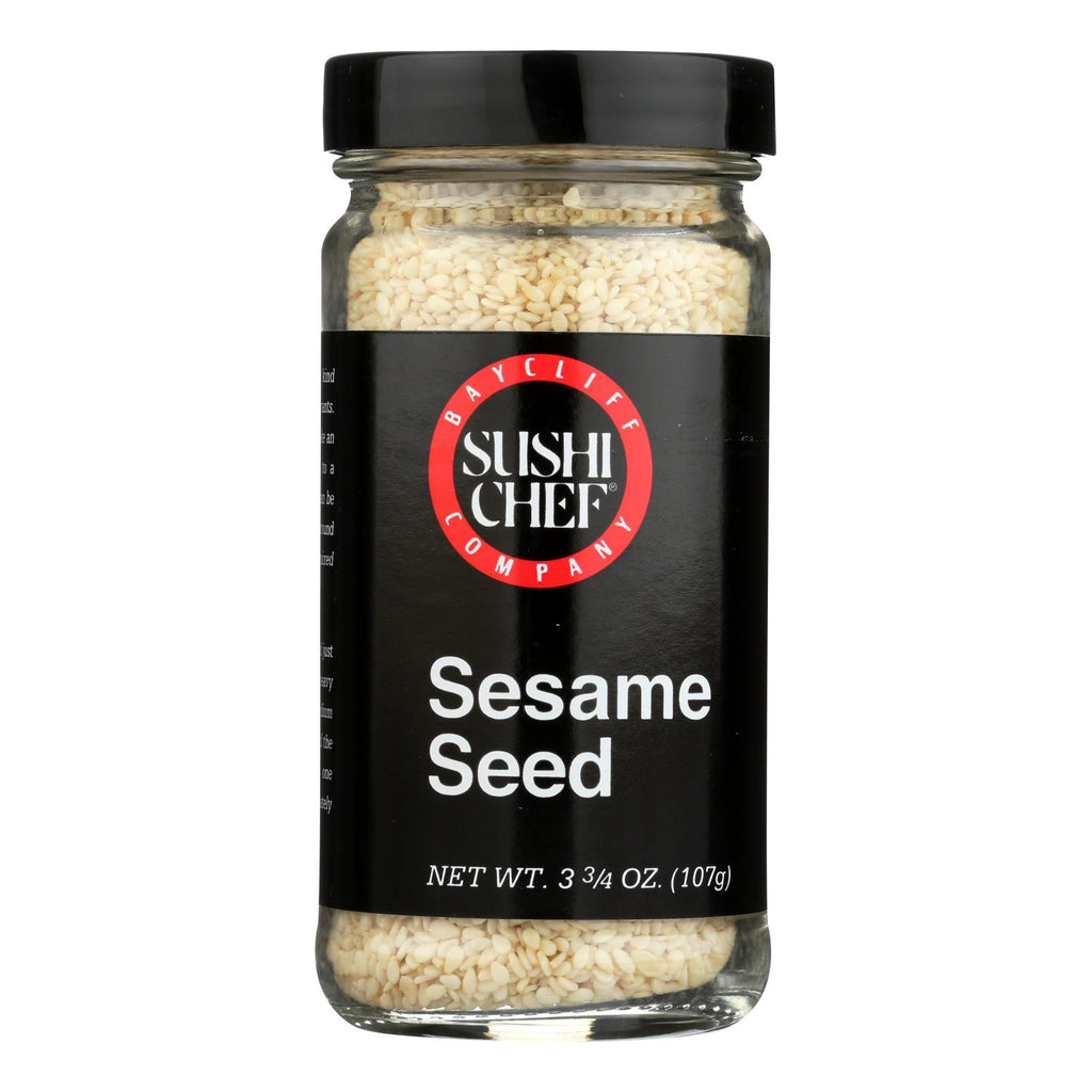 Sushi Chef White Sesame Seeds - Case Of 12 - 3.75 Oz. - Lakehouse Foods