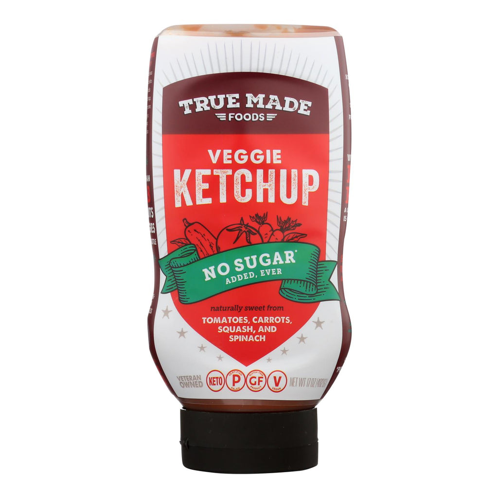 True Made Foods - Ketchup Squeeze Bottle - Case Of 6 - 17 Oz - Lakehouse Foods