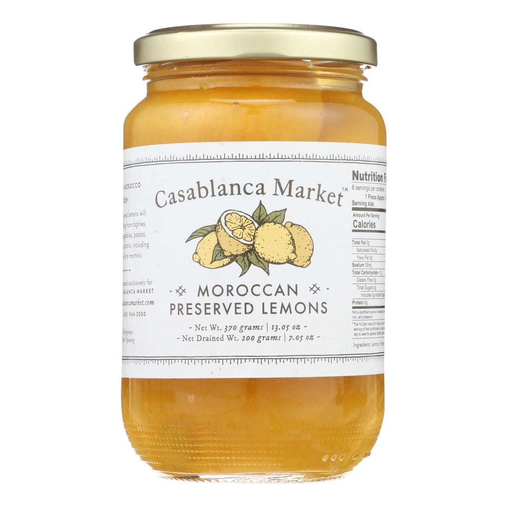 Casablanca Market - Preserved Lemons Moroccan - Case Of 6 - 13.05 Oz - Lakehouse Foods