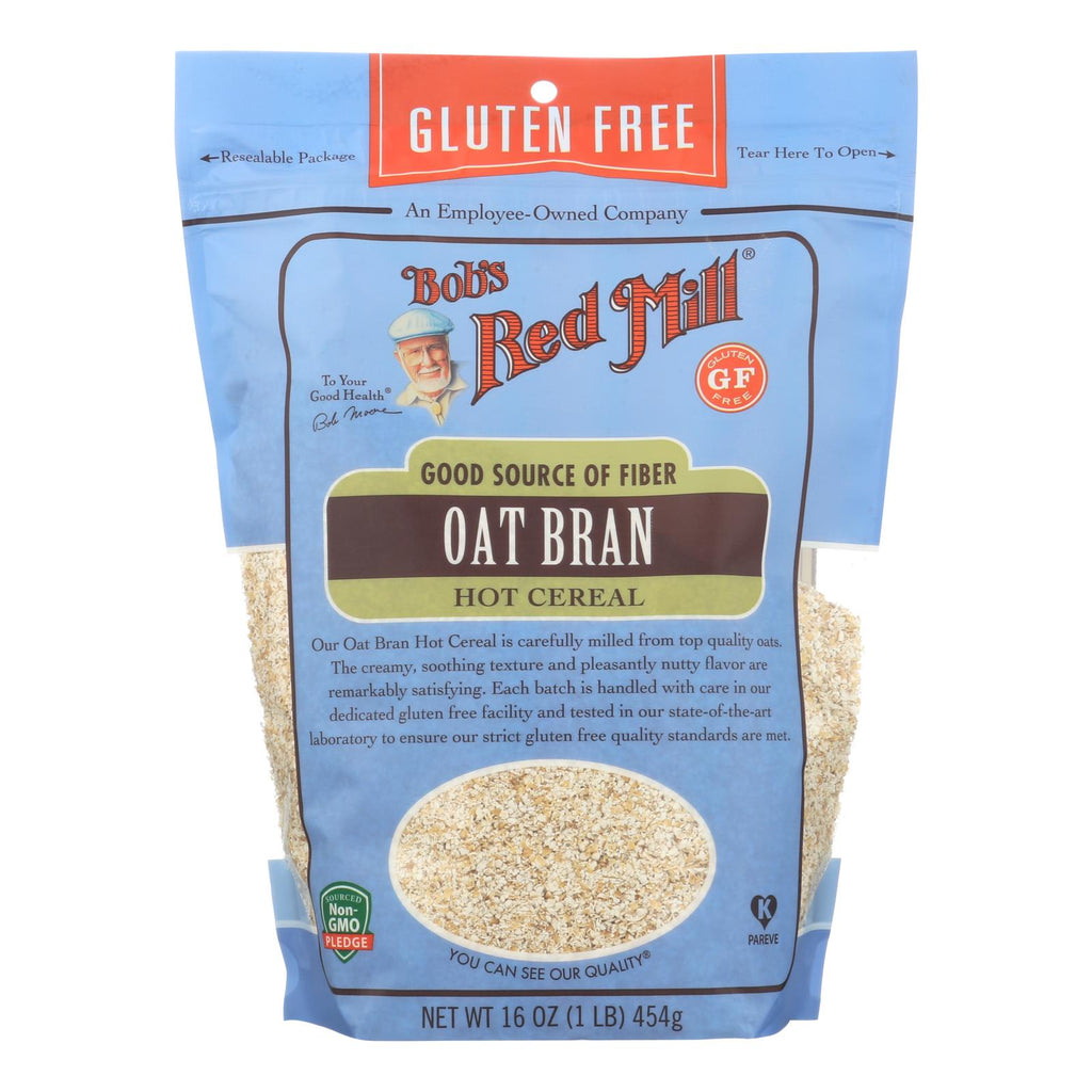 Bob's Red Mill - Oat Bran - Gluten Free - Case Of 4-16 Oz. - Lakehouse Foods