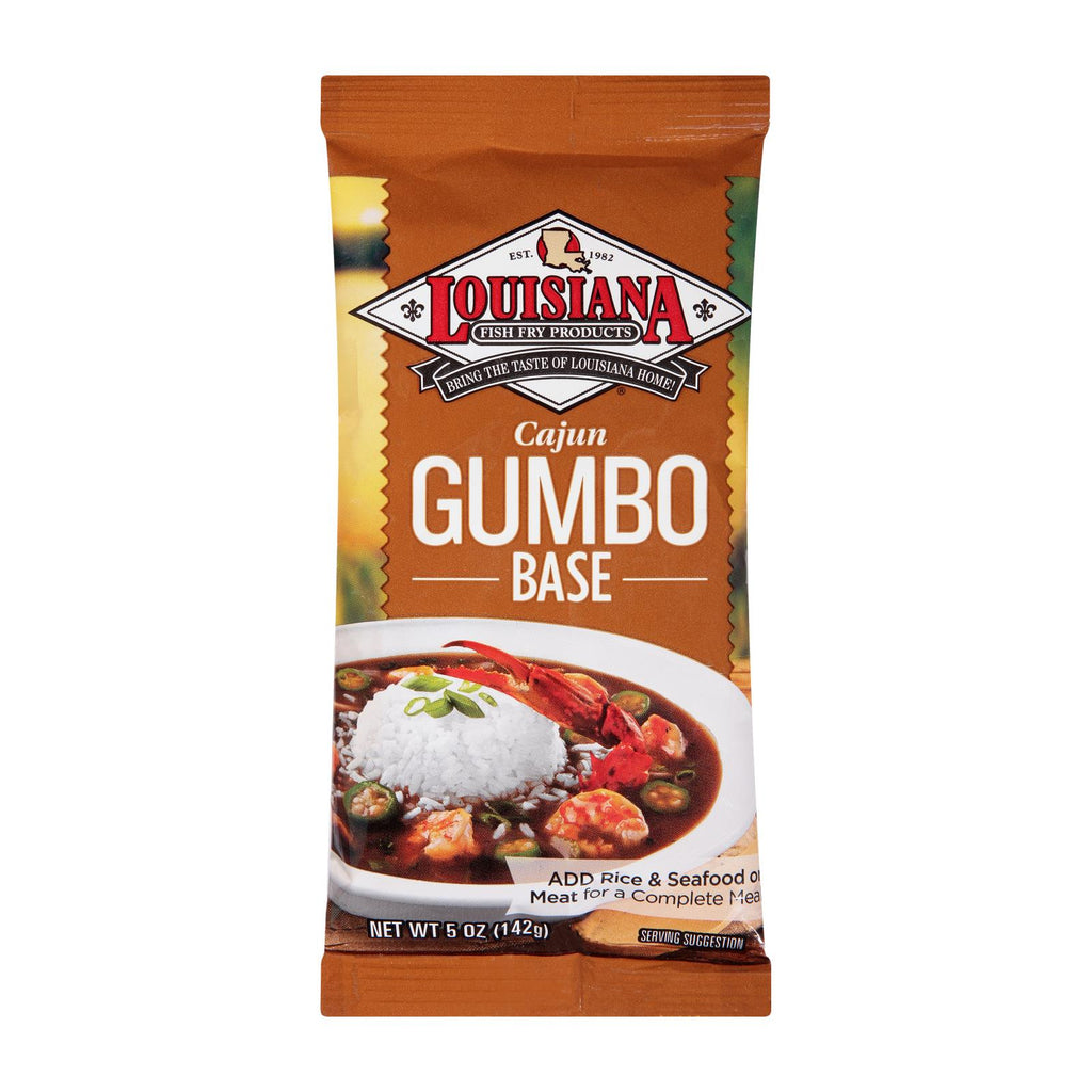 La Fish Fry Cajun Gumbo - Mix - Case Of 24 - 5 Oz. - Lakehouse Foods