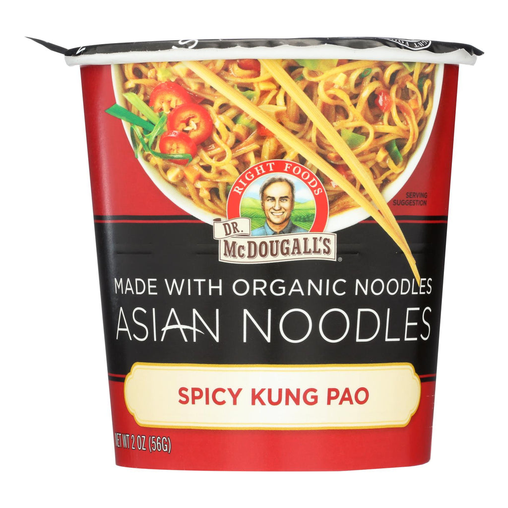 Dr. Mcdougall’s Asian Noodle Soup, Spicy Kung-pao  - Case Of 6 - 2 Oz - Lakehouse Foods