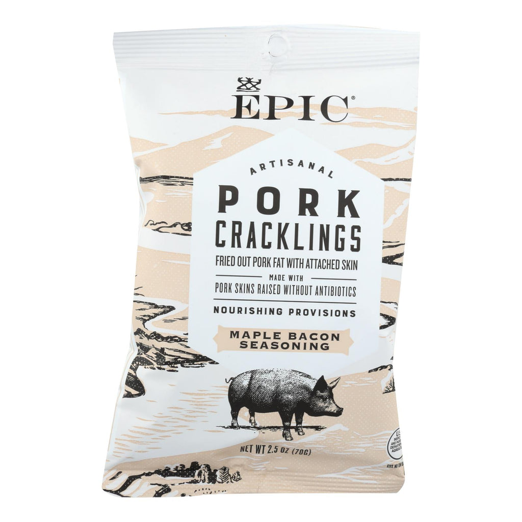 Epic - Pork Crackling - Maple Bacon Seasoning - Case Of 12 - 2.5 Oz - Lakehouse Foods