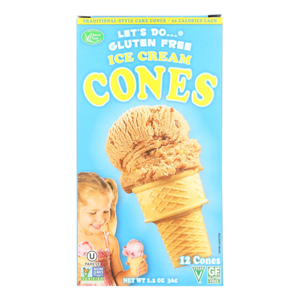 Let's Do Ice Cream Cones - Simple - Case Of 12 - 1.2 Oz. - Lakehouse Foods