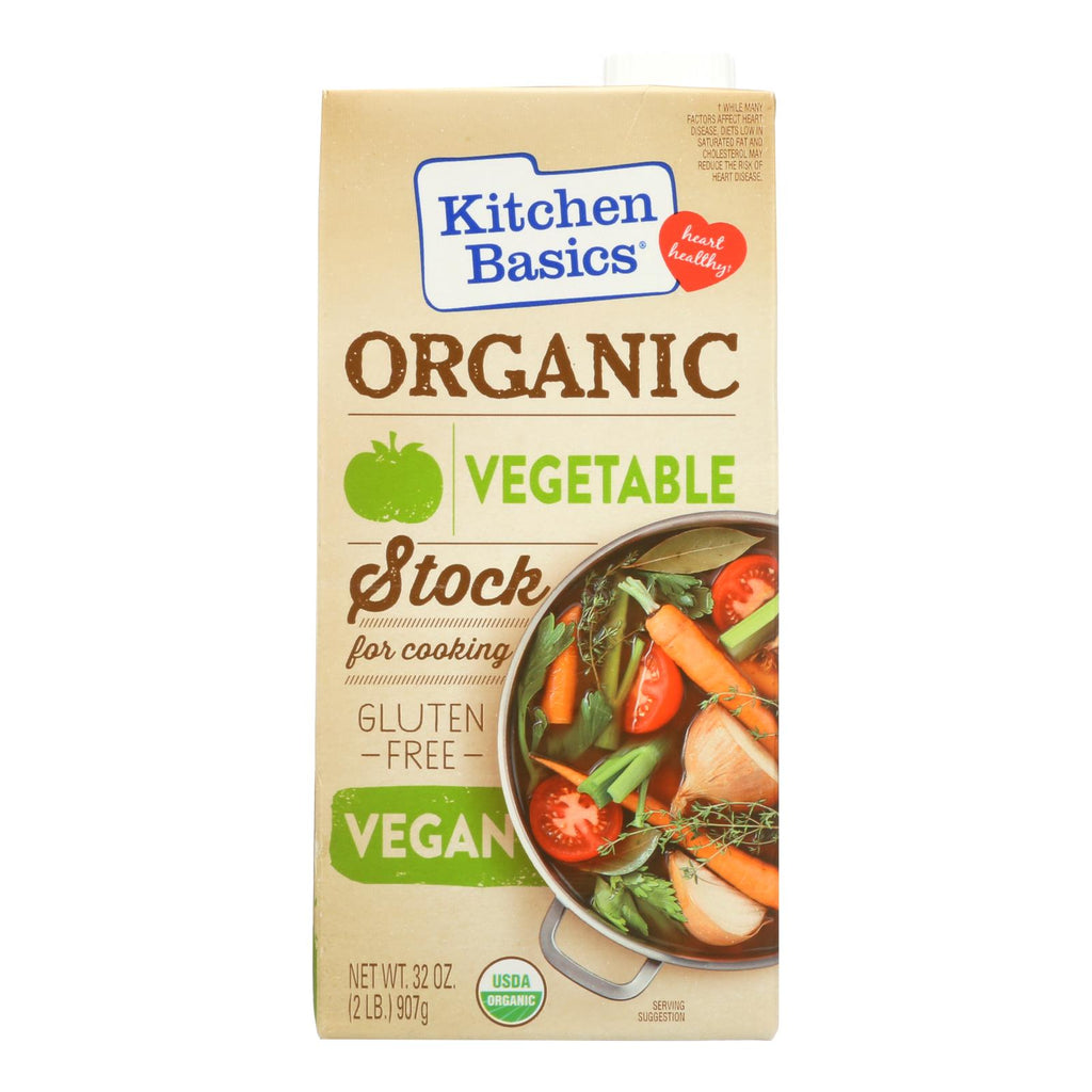 Kitchen Basics Vegetable Stock - Case Of 12 - 32 Oz. - Lakehouse Foods