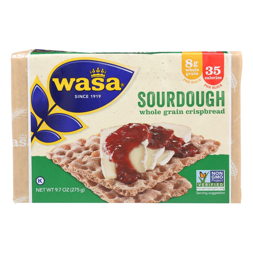 Wasa Crispbread Rye Crispbread - Sourdough - Case Of 12 - 9.7 Oz. - Lakehouse Foods