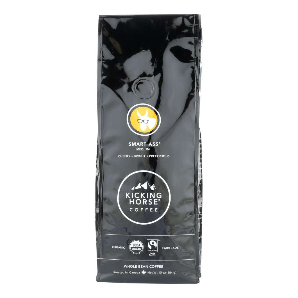 Kicking Horse Coffee - Whole Bean - Smart Ass - Case Of 6 - 10 Oz. - Lakehouse Foods