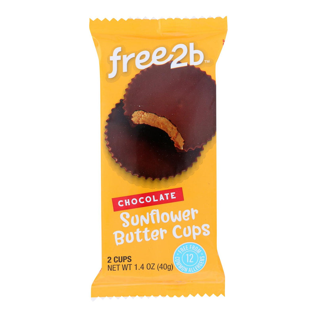 Free 2 B - Sun Cups Rice Chocolate 2-cup - Case Of 12-1.4 Oz - Lakehouse Foods