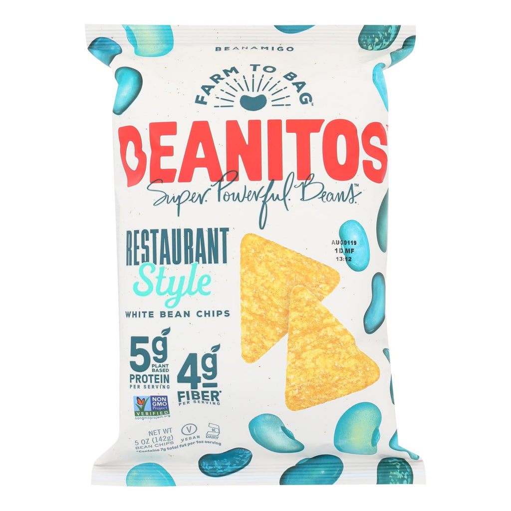 Beanitos - White Bean Chips - Restaurant Style - Case Of 6 - 5 Oz. - Lakehouse Foods