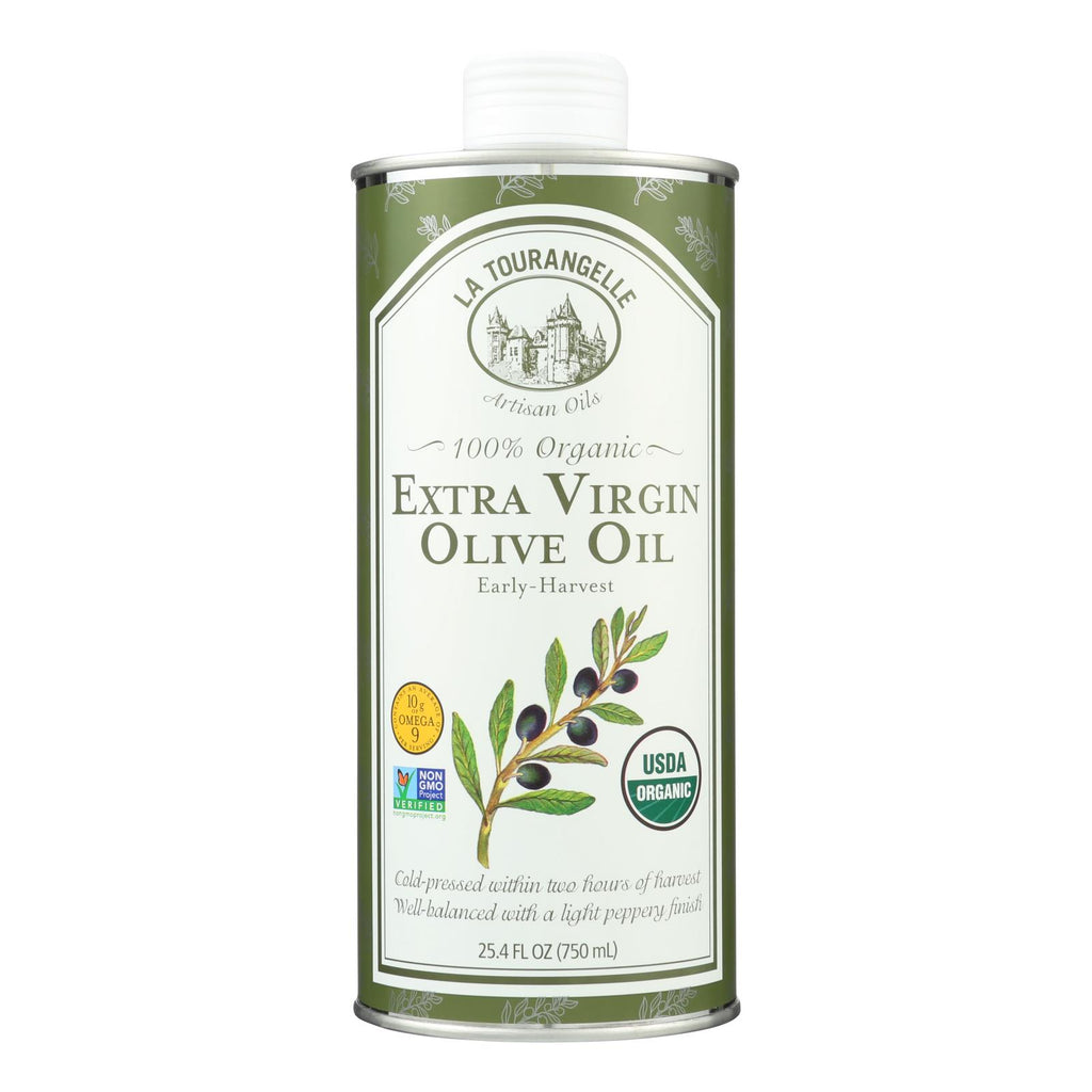 La Tourangelle Organic Extra Virgin Olive Oil - Case Of 6 - 25.4 Fl Oz. - Lakehouse Foods