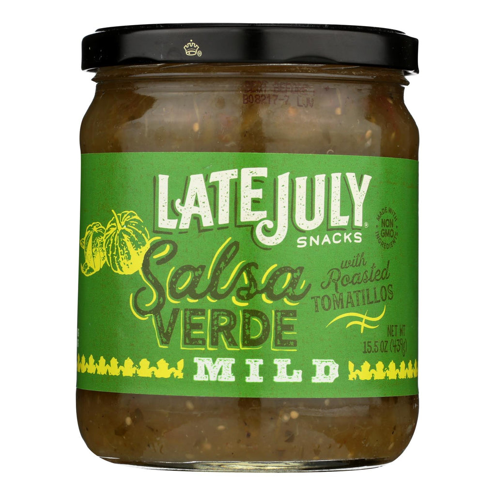 Late July Snacks Salsa - Verde - Case Of 12 - 15.5 Oz. - Lakehouse Foods