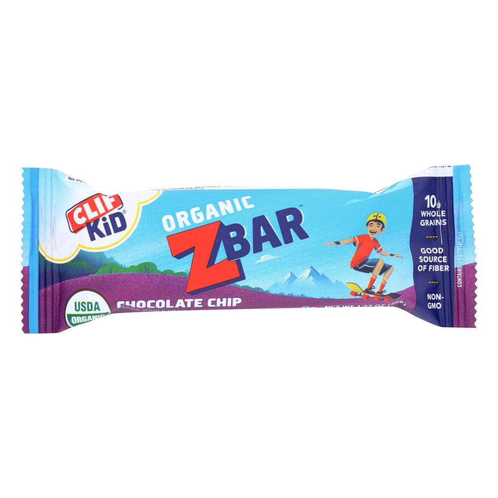 Clif Bar Zbar - Organic Chocolate Chip - Case Of 18 - 1.27 Oz - Lakehouse Foods