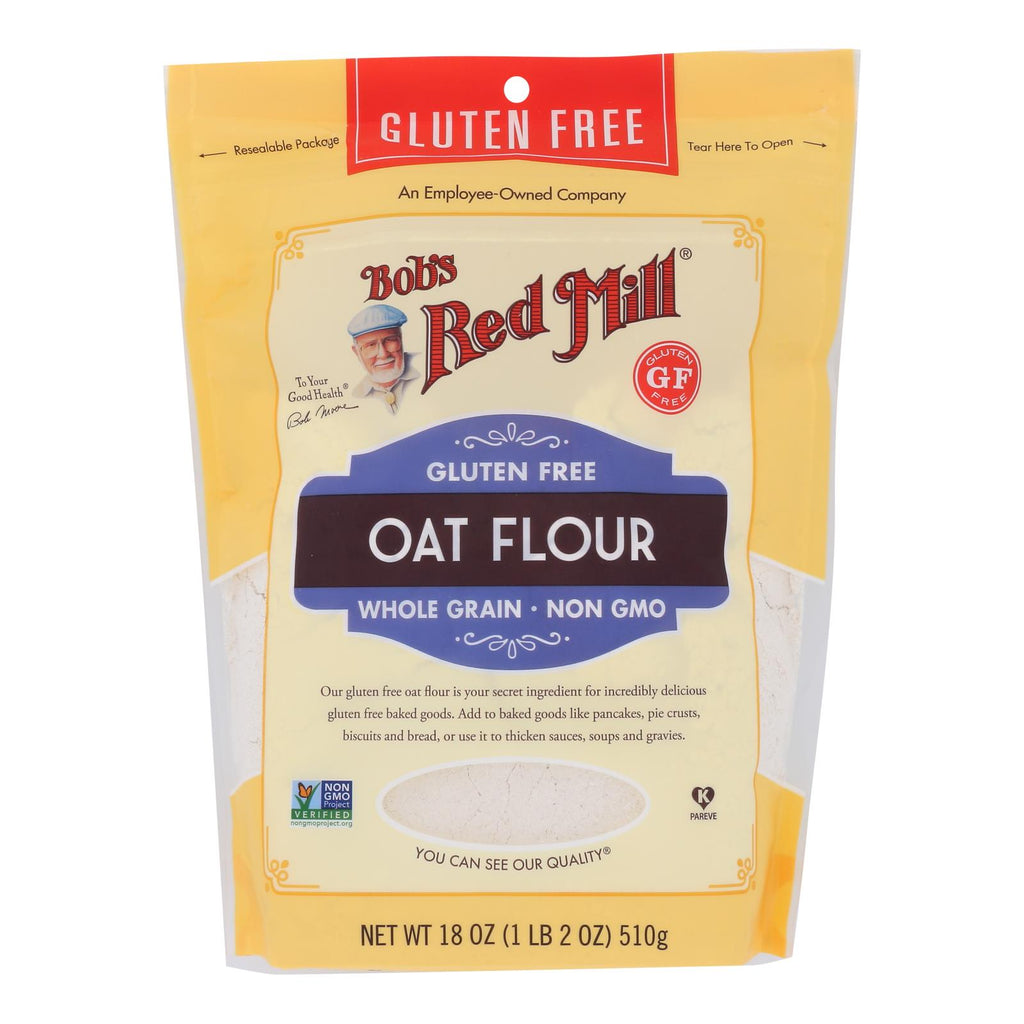 Bob's Red Mill - Oat Flour Gluten Free - Case Of 4-18 Oz - Lakehouse Foods