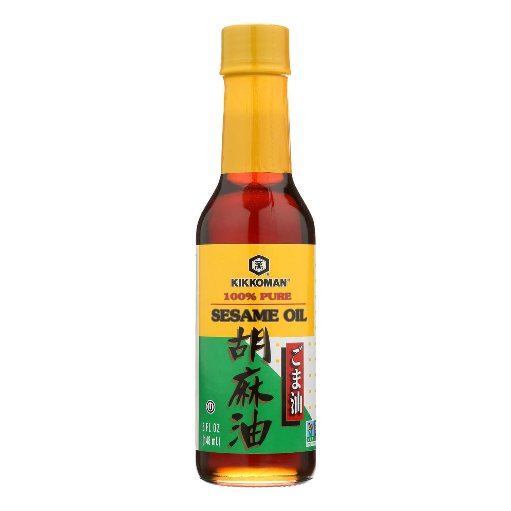 Kikkoman Sesame Oil - Case Of 12 - 5 Fl Oz. - Lakehouse Foods