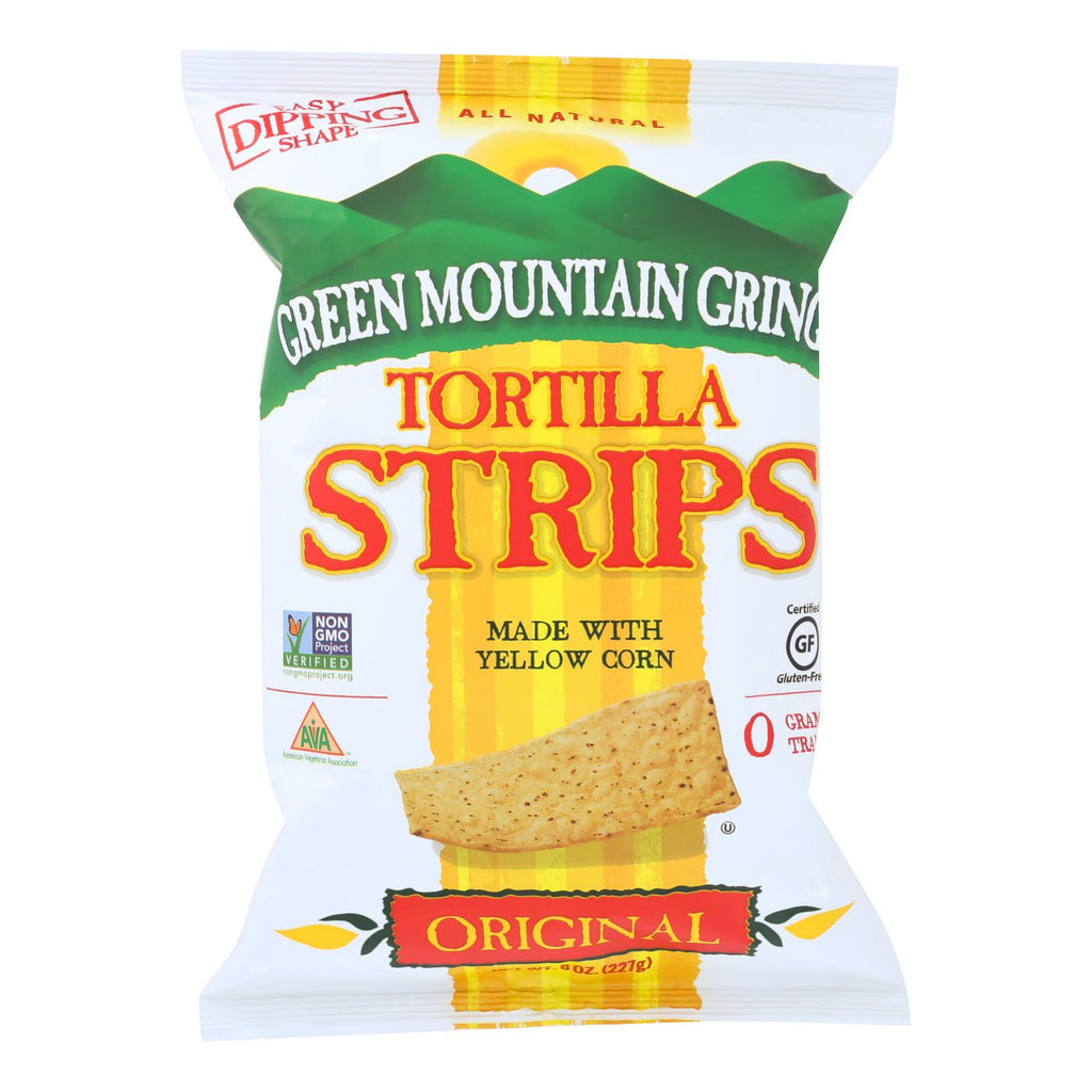 Green Mountain Gringo Tortilla Strips - Original - Case Of 12 - 8 Oz. - Lakehouse Foods