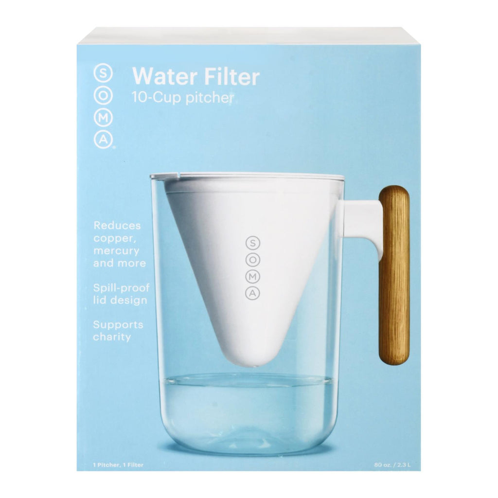 Soma - Water Pitchr Filt 10c Wht - Case Of 2 - 80 Oz - Lakehouse Foods