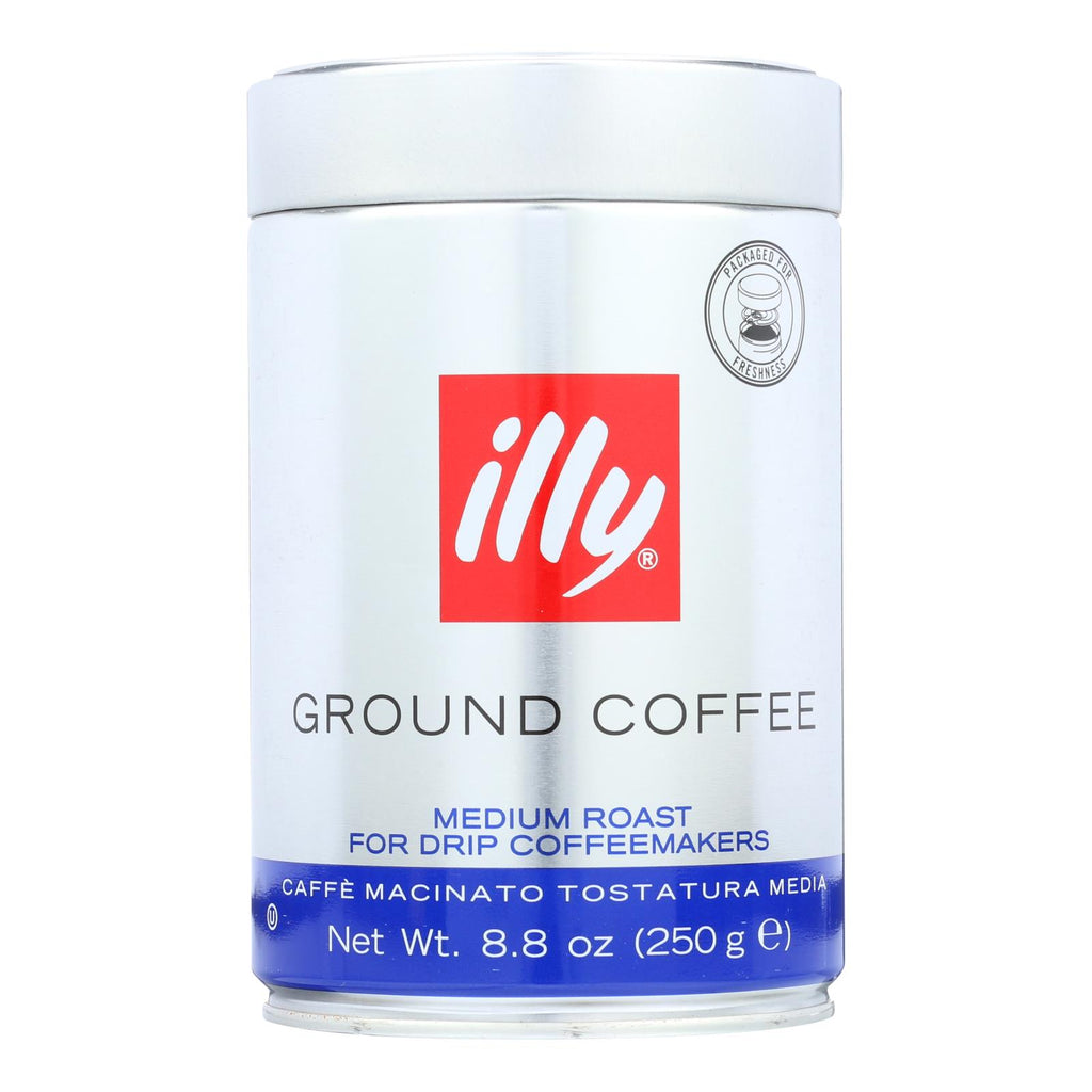 Illy Caffe Coffee Coffee - Drip - Ground - Medium Roast - 8.8 Oz - Case Of 6 - Lakehouse Foods