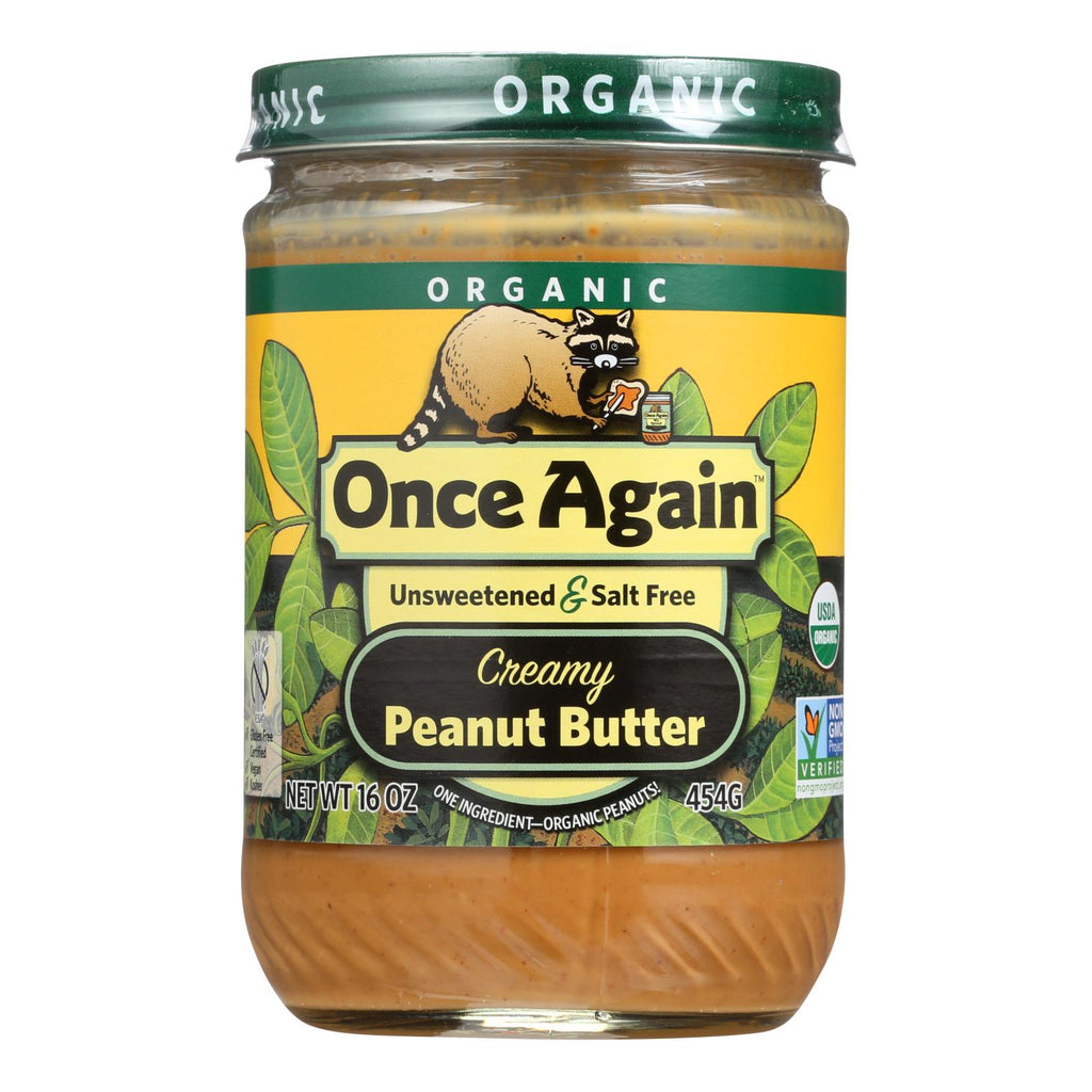 Once Again - Peanut Butter Smooth Ns - Case Of 6-16 Oz - Lakehouse Foods
