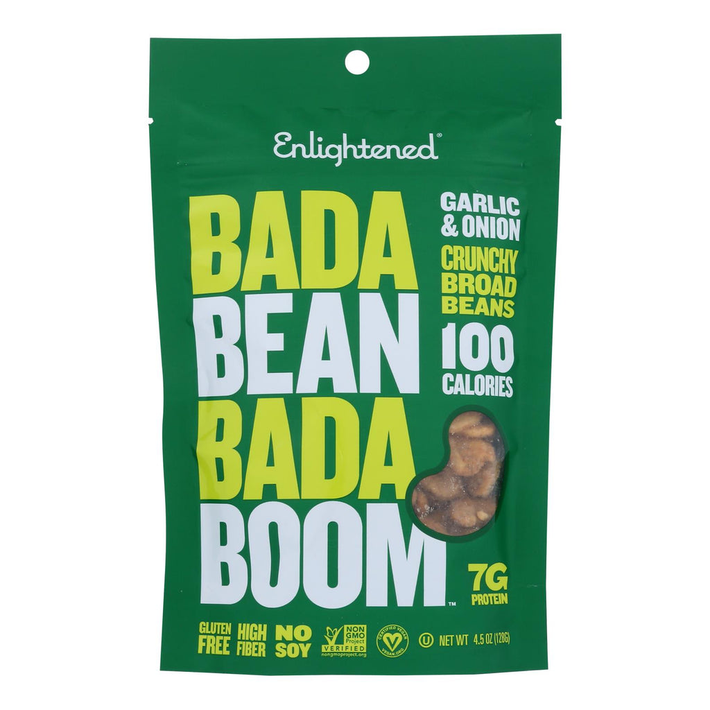 Bada Bean Bada Boom - Crunchy Beans Gar & Onion - Case Of 6-4.5 Oz - Lakehouse Foods