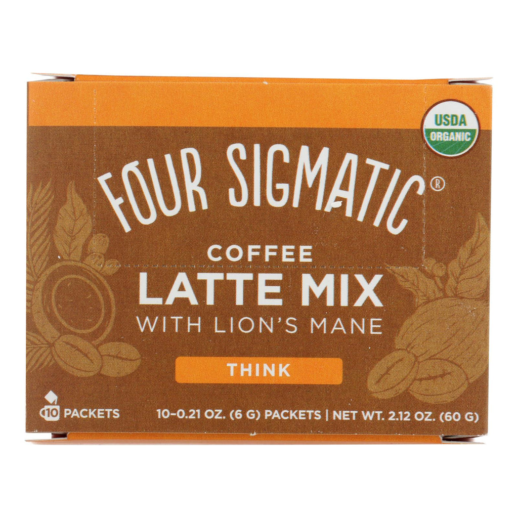 Four Sigmatic - Coffee Latte Lions Mane - 1 Each 1-10 Ct - Lakehouse Foods