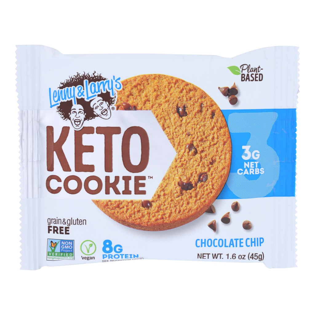 Lenny & Larry's - Keto Cookie Chocolate Chip - Case Of 12 - 1.6 Oz - Lakehouse Foods