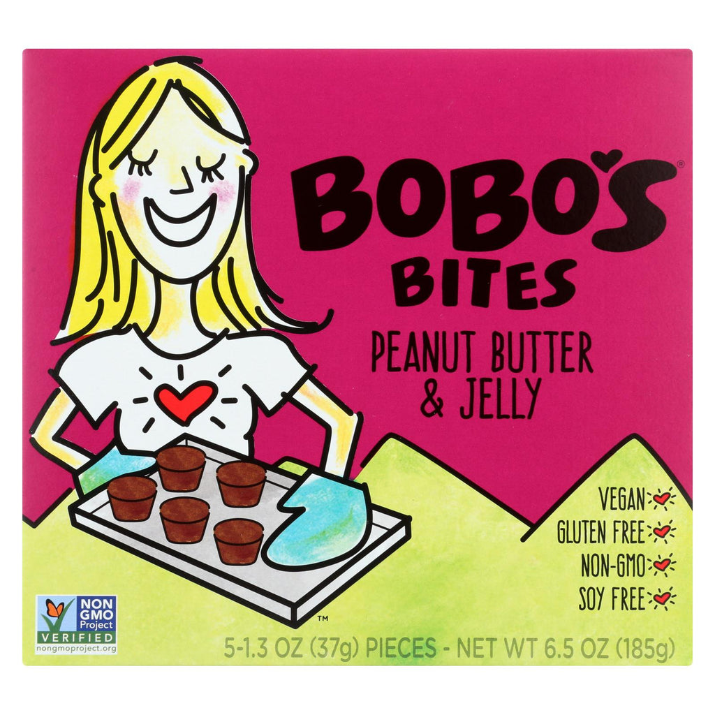 Bobo's Oat Bars - Peanut Butter And Jelly - Gluten Free - Case Of 6 - 1.3 Oz. - Lakehouse Foods