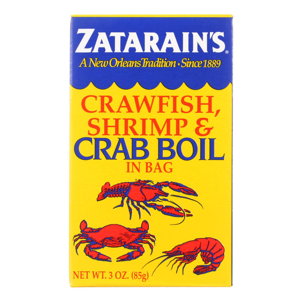 Zatarain's Crab Boil - Dry - Case Of 6 - 3 Oz - Lakehouse Foods