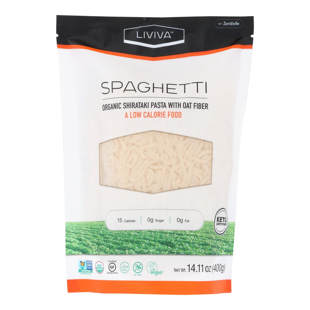 Liviva - Spaghetti Shiratki - Case Of 6 - 14.11 Oz - Lakehouse Foods