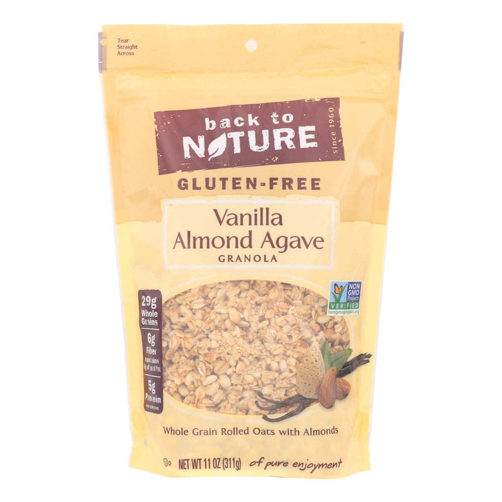 Back To Nature Granola - Vanilla Almond Agave - 11 Oz - Case Of 6 - Lakehouse Foods