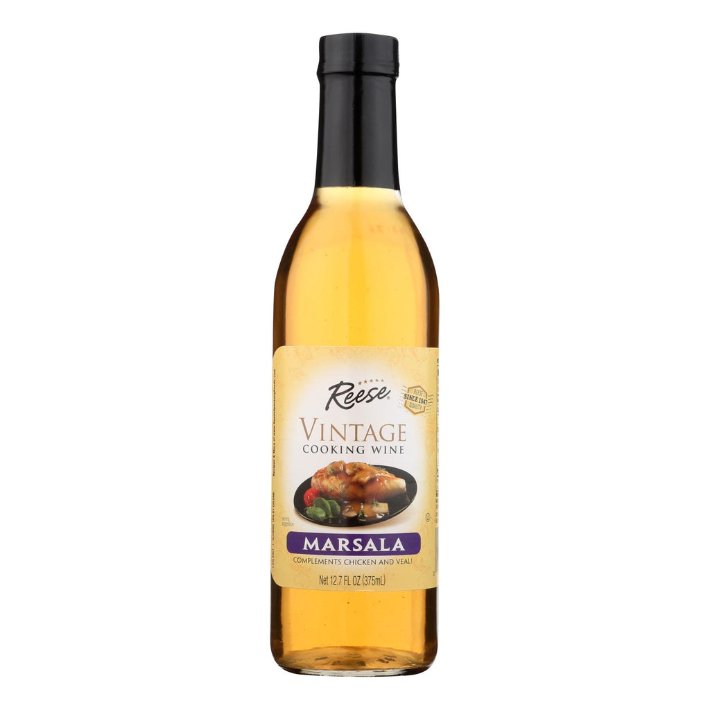 Reese Marsala Cooking Wine - Case Of 6 - 12.7 Fl Oz. - Lakehouse Foods