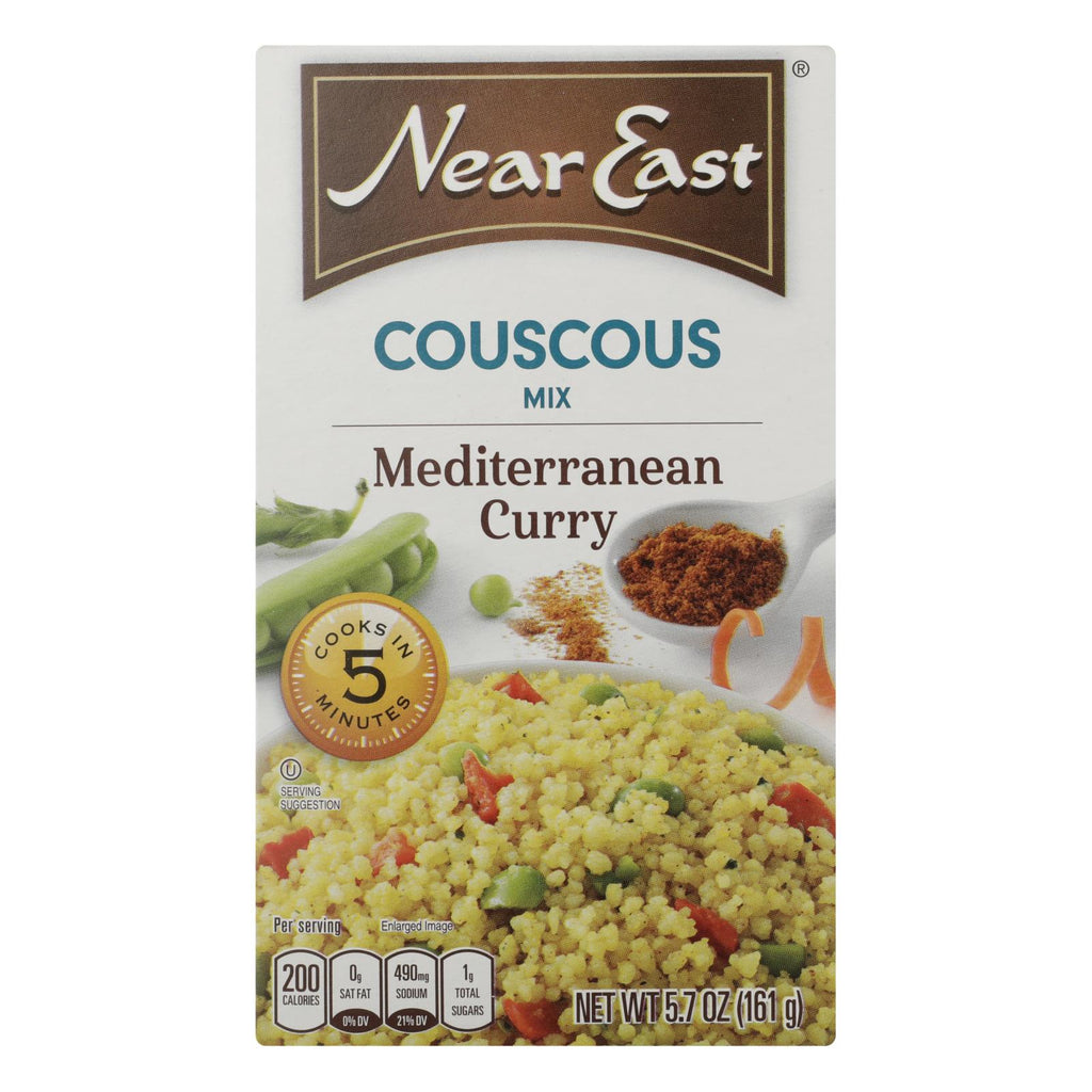 Near East Couscous Mix - Mediterranean Curry - Case Of 12 - 5.7 Oz. - Lakehouse Foods