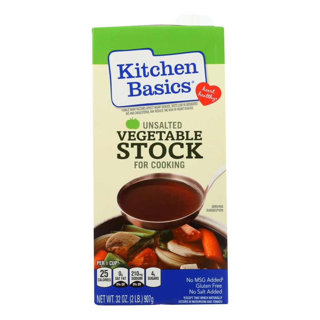 Kitchen Basics Vegetable Stock - Case Of 12 - 32 Fl Oz. - Lakehouse Foods