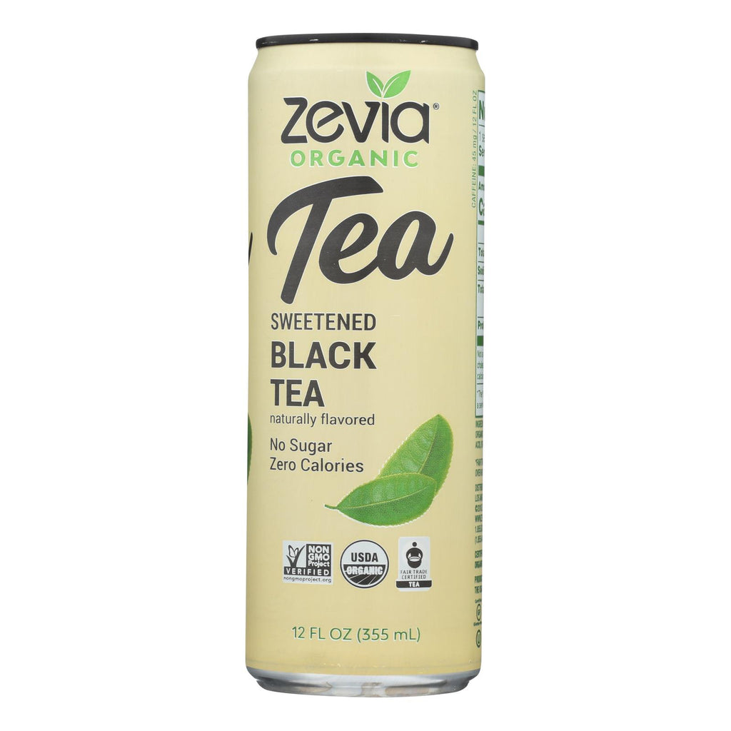 Zevia - Tea Black - Case Of 12 - 12 Fz - Lakehouse Foods