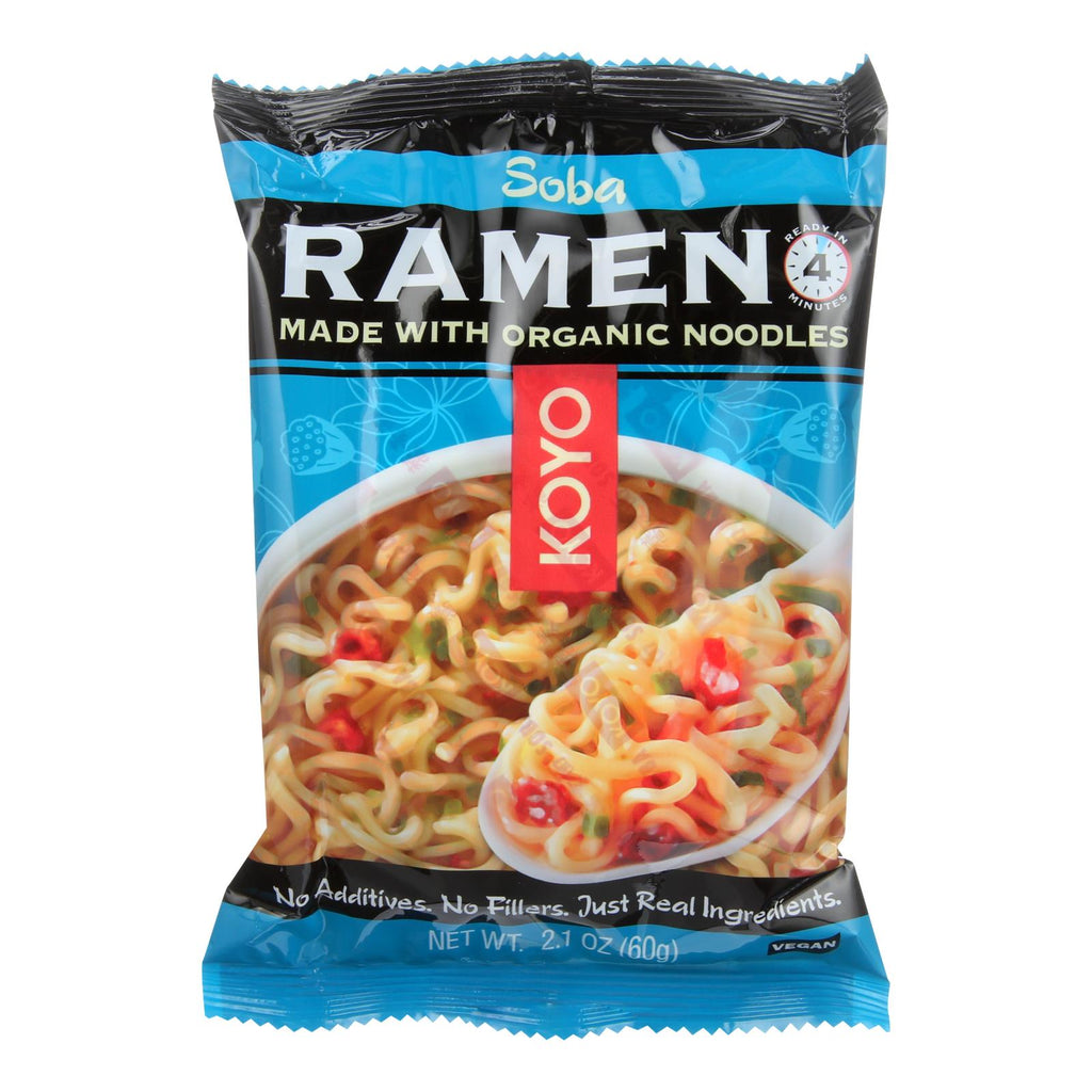 Koyo Buckwheat Shoyu Ramen - Case Of 12 - 2.1 Oz - Lakehouse Foods