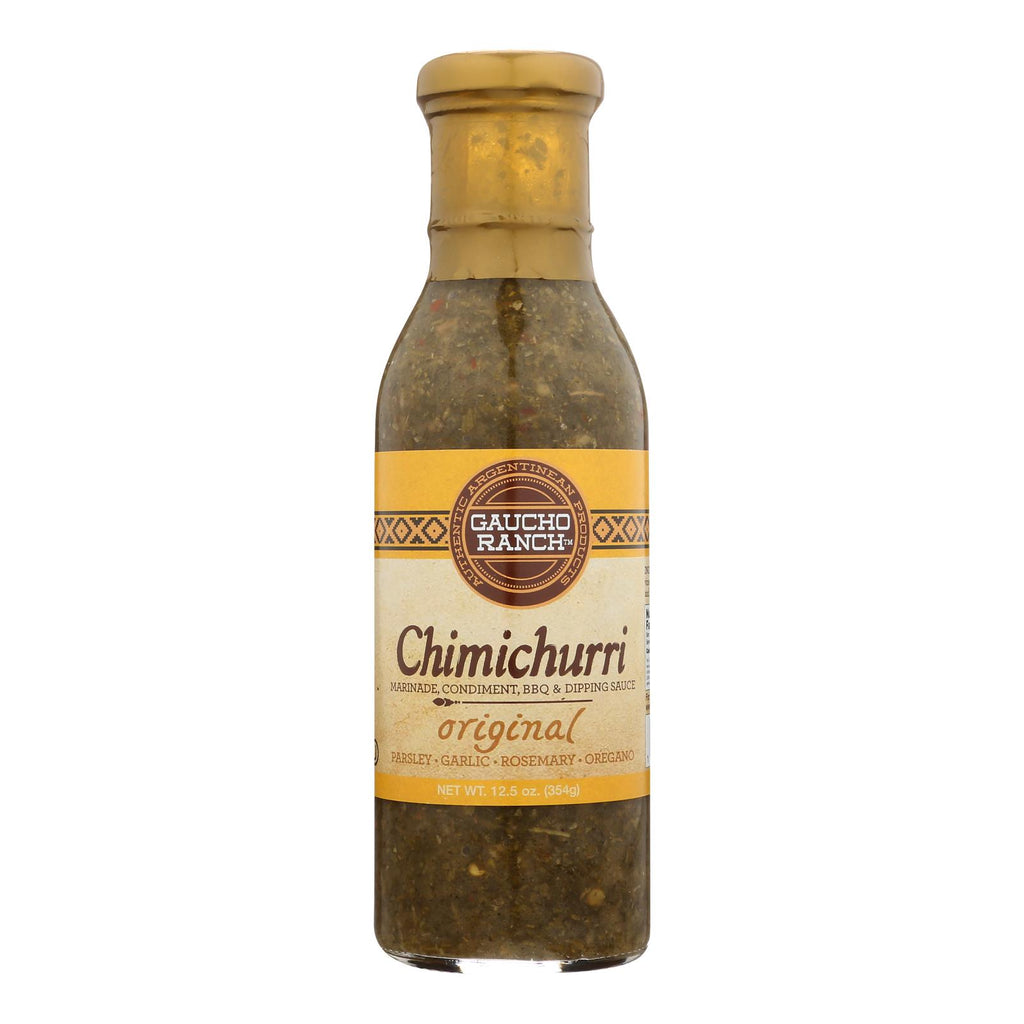 Gaucho Ranch Dressing - Chimichurri - Original - Case Of 6 - 12.5 Fl Oz - Lakehouse Foods